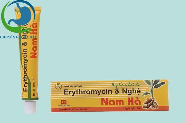 Erythromycine & Nghệ Nam Hà
