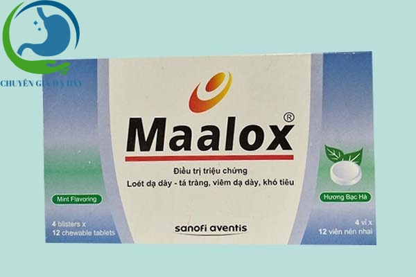 Hộp thuốc Maalox