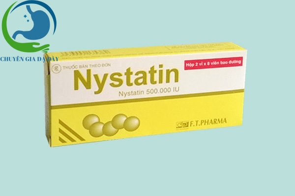 Hộp thuốc Nystatin