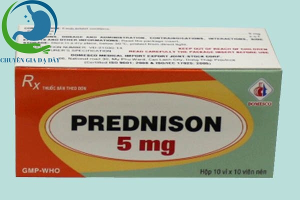 Hộp thuốc Prednisolon