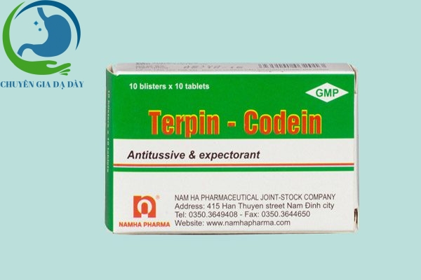 Hộp thuốc Terpin codein