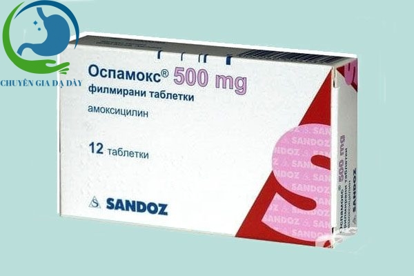 Hộp thuốc Ospamox 500mg
