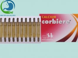 Hộp và vỉ thuốc Calcium corbiere