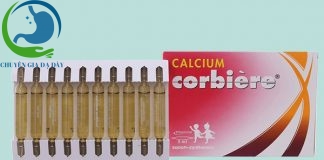 Hộp và vỉ thuốc Calcium corbiere
