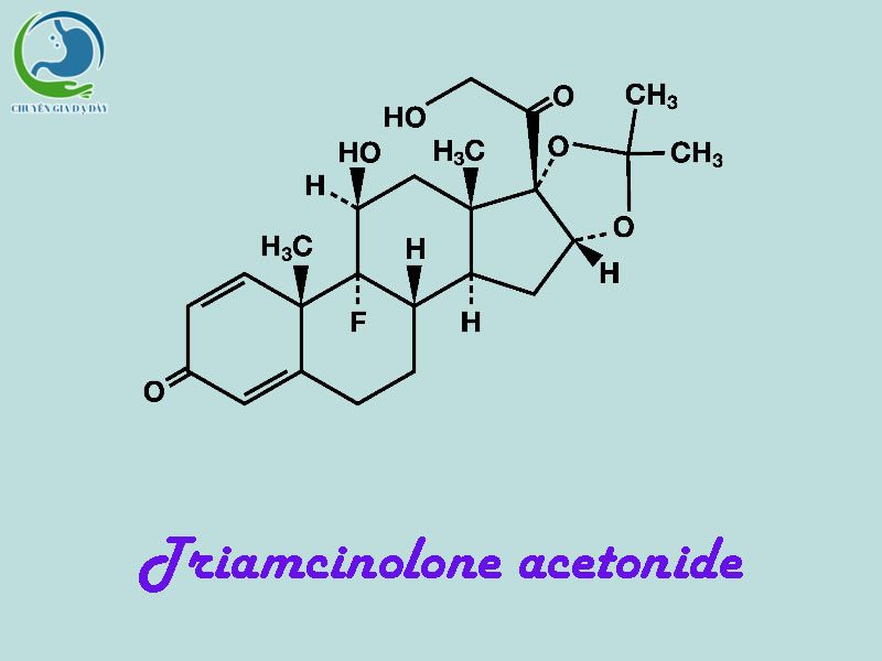 công thức Triamcinolone acetonide