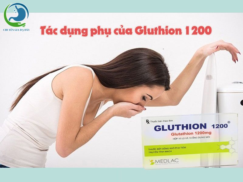Tác dụng phụ của Gluthion 1200