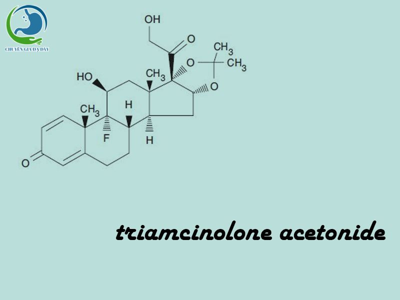 Công thức hóa học của Triamcinolone acetonide