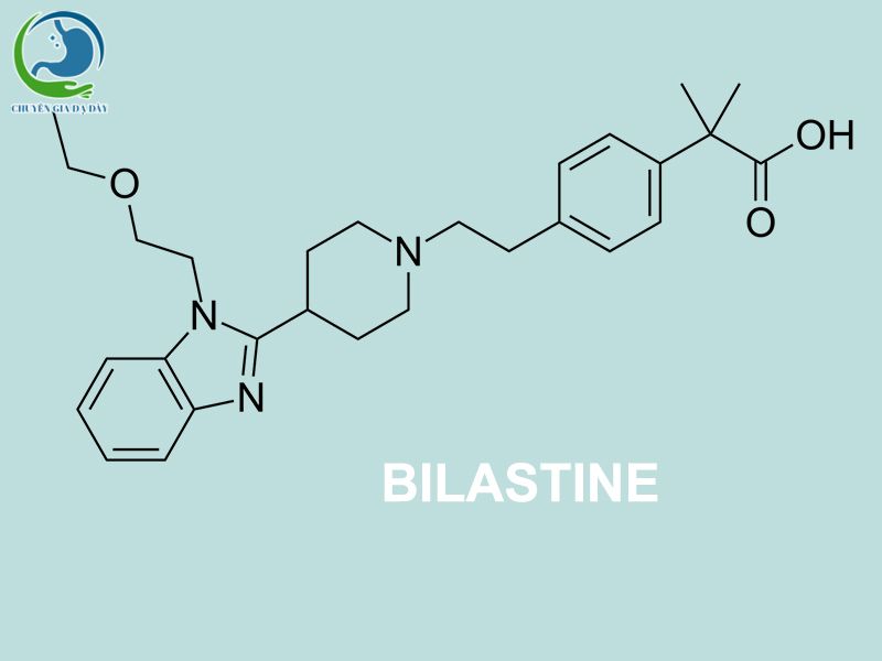 Cấu trúc hóa học của Bilastine