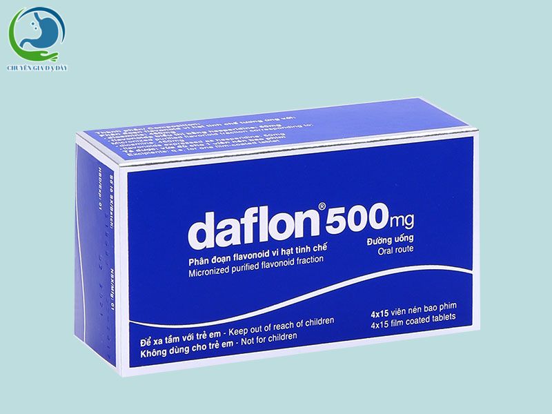 Hộp thuốc Daflon 500mg