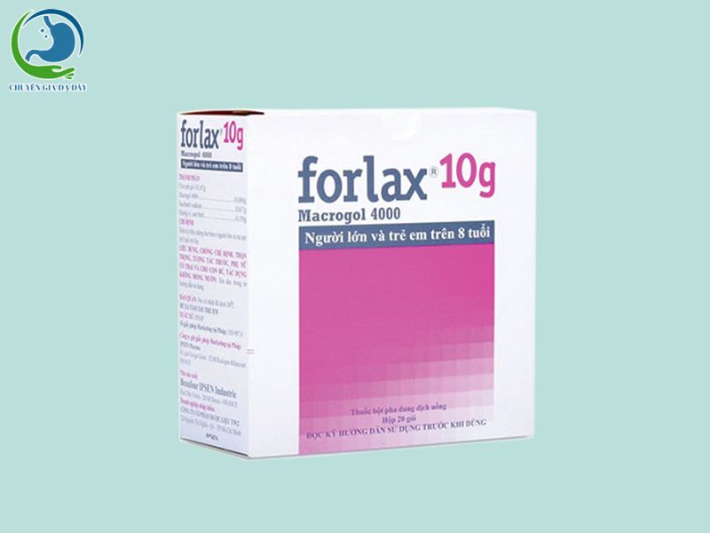Sử dụng thuốc Forlax 10 gam để điều trị bệnh trĩ