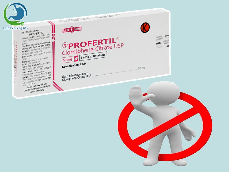 Chống chỉ định của thuốc Profertil