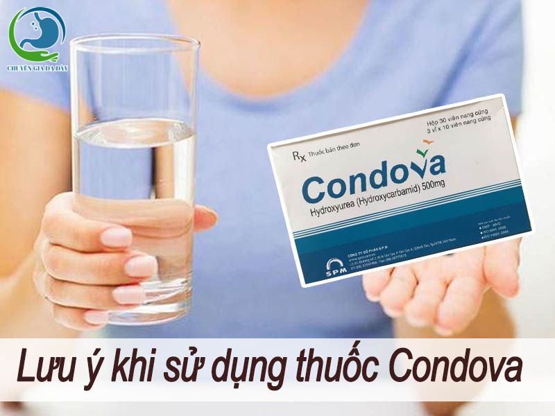 Lưu ý khi sử dụng thuốc Condova