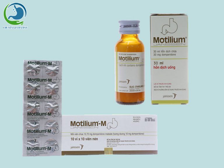 Thuốc trào ngược dạ dày Motilium