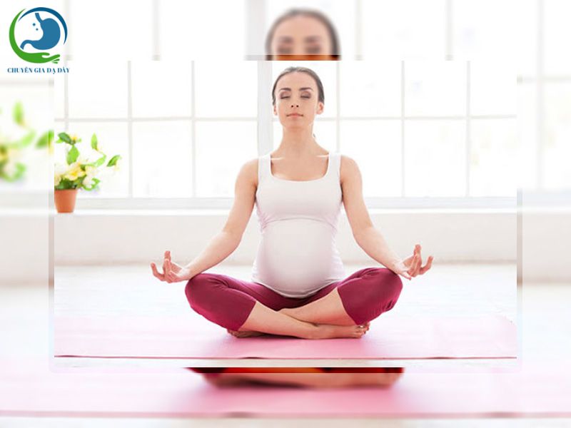 Tập Yoga trị trào ngược dạ dày thực quản ở bà bầu rất tốt