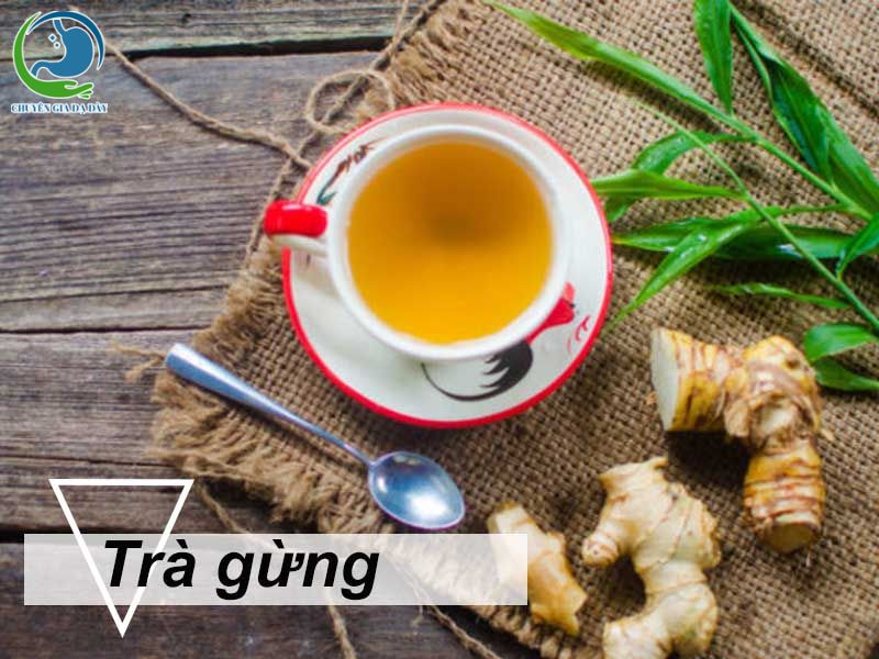 Chữa trào ngược dạ dày bằng trà gừng/ gừng tươi