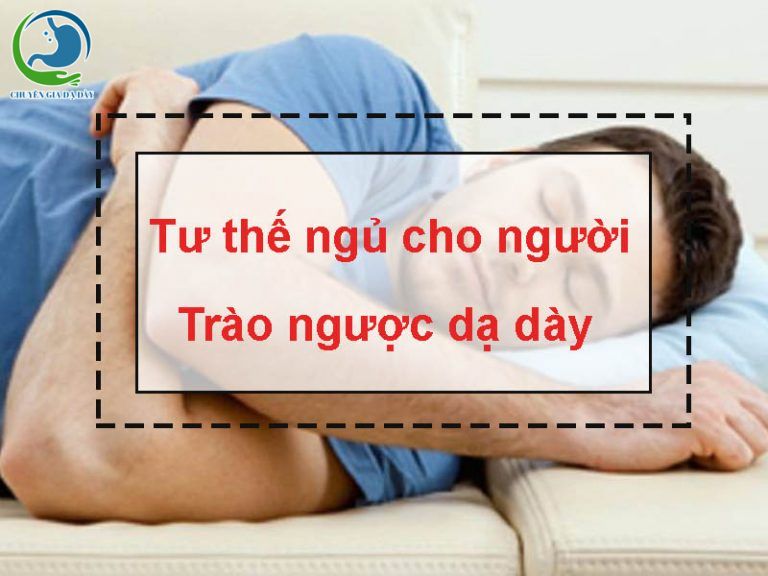 Tư thế ngủ cho người bị trào ngược dạ dày