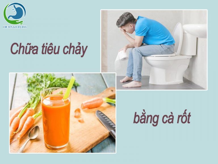 Chữa tiêu chảy bằng cà rốt