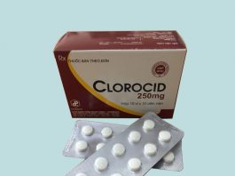 Thuốc trị tiêu chảy Clorocid