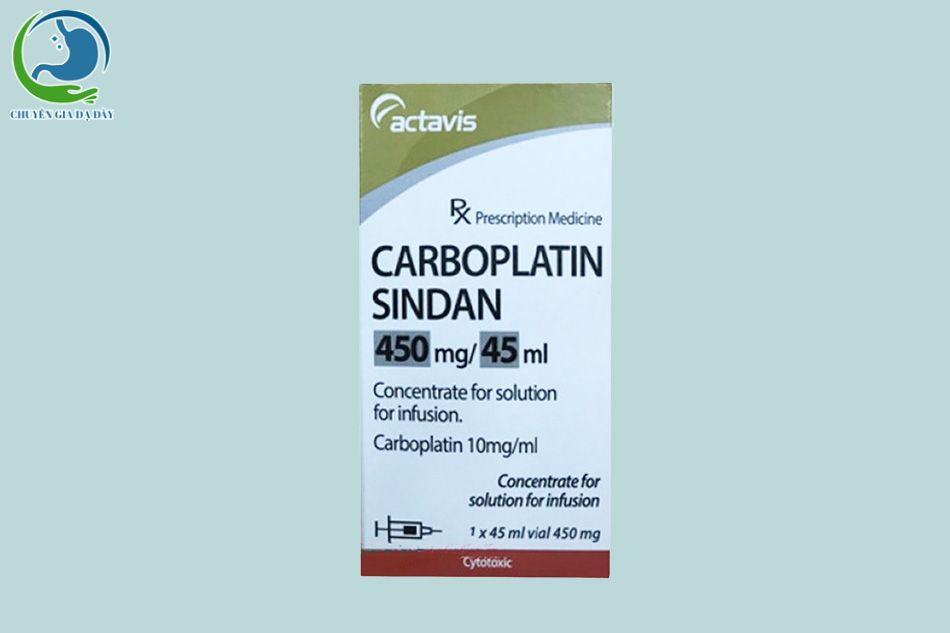 Carboplatin Sindan không được sử dụng cho đối tượng nào?