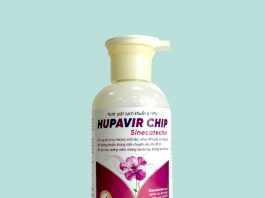 Nước giặt sạch khuẩn & HPV Hupavir Chip