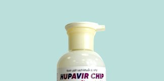 Nước giặt sạch khuẩn & HPV Hupavir Chip