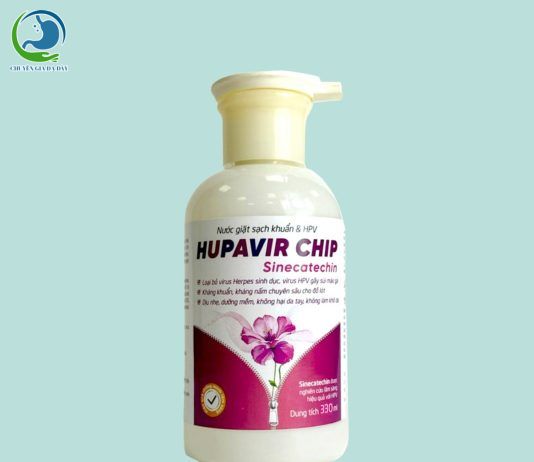 Nước giặt sạch khuẩn & HPV Hupavir Chip