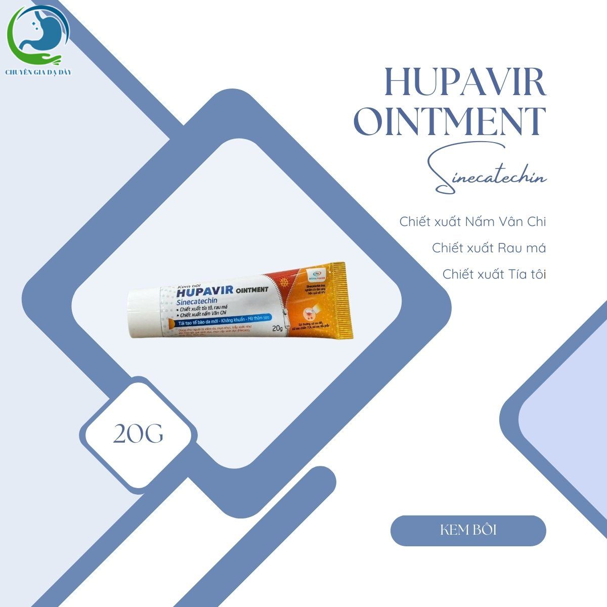 Kem Hupavir Ointment Sinecatechin